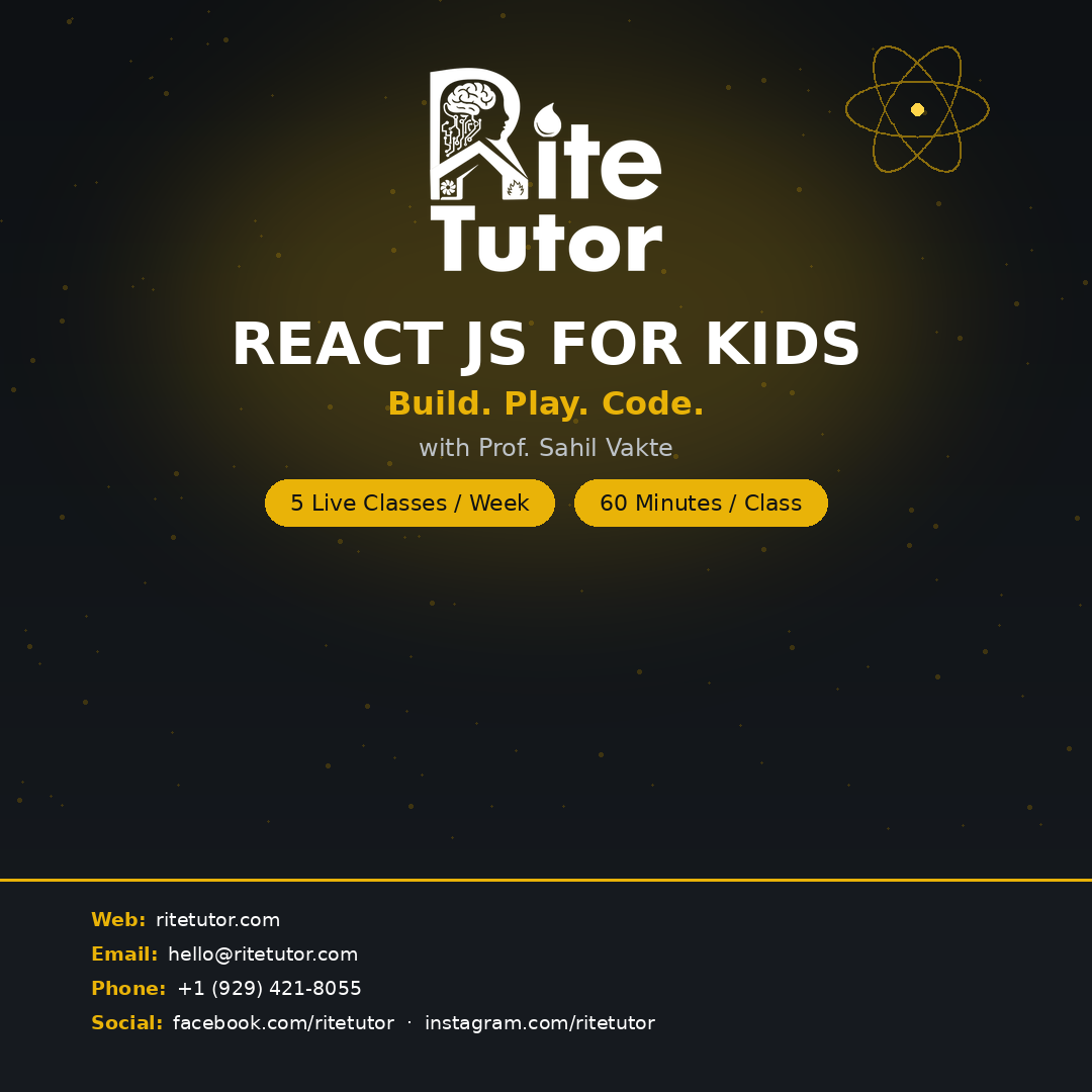REACT JS FOR KIDS
