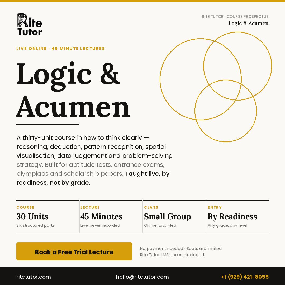 Logic & Acumen